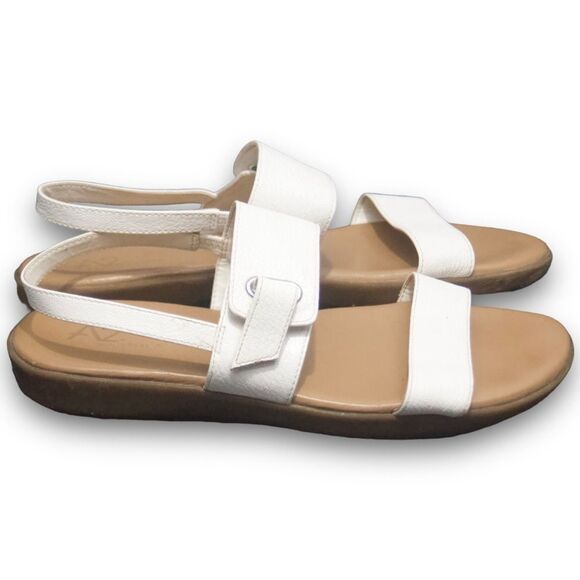 A2 Aerosoles White Sandals size women's 8 - Picture 5 of 11